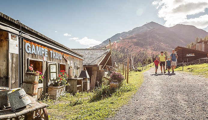 Mitten im Wandergebiet von Sölden: die Gampe Thaya