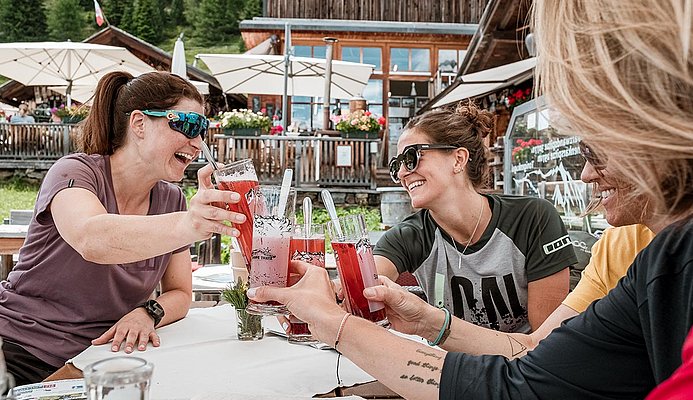 Tirolean specialities served at Gampe Thaya